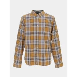 Chemise à Carreaux Marron Homme - Rms 26