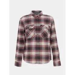 Chemise à Carreaux Valentin Rouge Homme - Teddy Smith