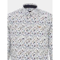 Chemise à Fleurs Lucky Bleu Homme - Benson & Cherry -Teddy Smith Magasin chemise a fleurs lucky bleu homme benson cherry 2