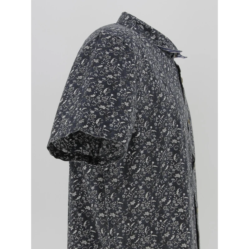 Chemise à Fleurs Magnus Bleu Marine Homme - Teddy Smith 6 Chemise à Fleurs Magnus Bleu Marine Homme - Teddy Smith – Image 4