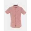 SUN VALLEY Chemise à Imprimés Stretch Sprat Rose Homme - Sunvalley -Teddy Smith Magasin chemise a imprimes stretch sprat rose homme sunvalley