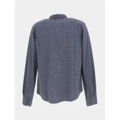 Chemise à Motif Bleu Marine Homme - Rms 26 -Teddy Smith Magasin chemise a motif bleu marine homme rms 26 1