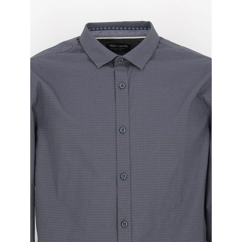 Chemise Carton Bleu Marine Homme - Teddy Smith 5 Chemise Carton Bleu Marine Homme - Teddy Smith – Image 3