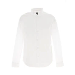 Chemise Droite Camicia Blanc Homme - Armani Exchange