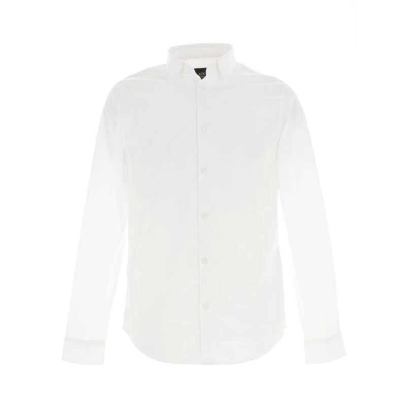 Chemise Droite Camicia Blanc Homme - Armani Exchange
