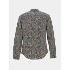 Chemise Drome Fleurs Multicolore Homme - Le Temps Des Cerises -Teddy Smith Magasin chemise drome fleurs multicolore homme le temps des cerises 1 1