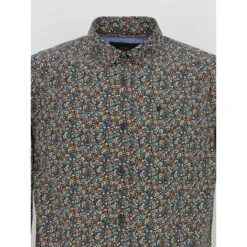 Chemise Drome Fleurs Multicolore Homme - Le Temps Des Cerises -Teddy Smith Magasin chemise drome fleurs multicolore homme le temps des cerises 1 2