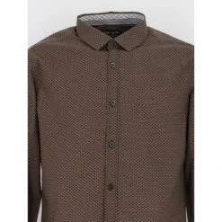 Chemise Ebene Marron Homme - Teddy Smith -Teddy Smith Magasin chemise ebene marron homme teddy smith 2
