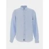 Chemise En Lin Kiss Bleu Homme - Izac