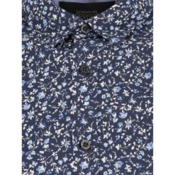 Chemise Galaxy Fleuri Bleu Marine Homme - Le Temps Des Cerises -Teddy Smith Magasin chemise galaxy fleuri bleu marine homme le temps des cerises 3