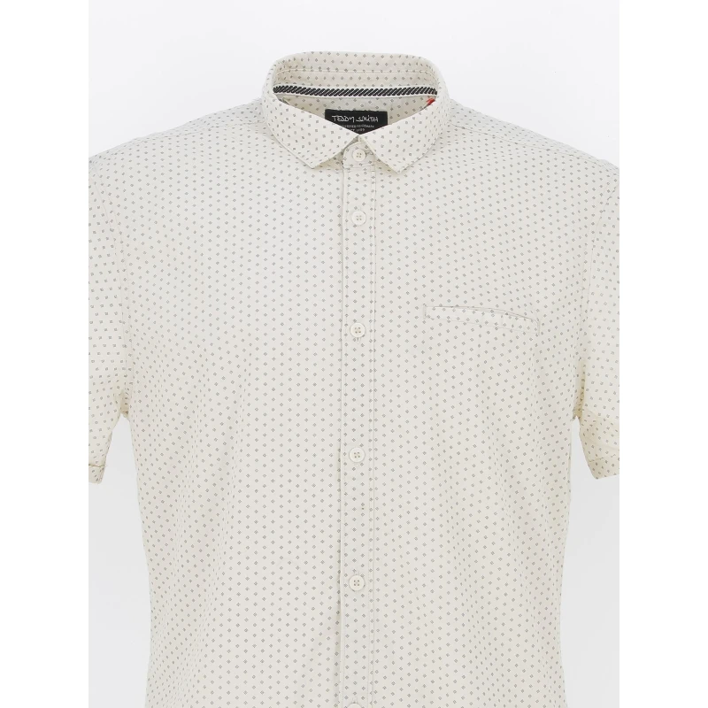 Chemise Imprimés Cut Beige Homme - Teddy Smith 5 Chemise Imprimés Cut Beige Homme - Teddy Smith – Image 3