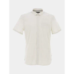 Chemise Imprimés Cut Beige Homme - Teddy Smith