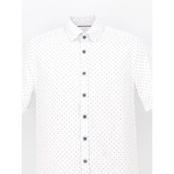 Chemise Imprimés Keddy Blanc Homme - Izac -Teddy Smith Magasin chemise imprimes keddy blanc homme izac 2