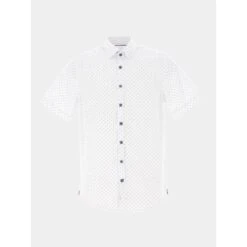 Chemise Imprimés Keddy Blanc Homme - Izac