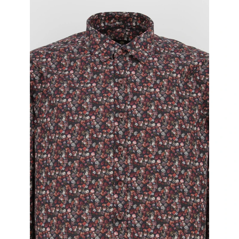 Chemise Jaden Imprimé Floral Noir/rose Homme - Izac 5 Chemise Jaden Imprimé Floral Noir/rose Homme - Izac – Image 3