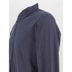 Chemise Laville Bleu Marine Homme - Benson & Cherry -Teddy Smith Magasin chemise laville bleu marine homme benson cherry 3