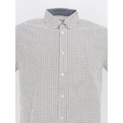 Chemise Manche Courte Bogy Blanc Homme - Deeluxe -Teddy Smith Magasin chemise manche courte bogy blanc homme deeluxe 2