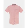 Chemise Manches Courtes Selkir Rose Homme - Sun Valley -Teddy Smith Magasin chemise manches courtes selkir rose homme sun valley