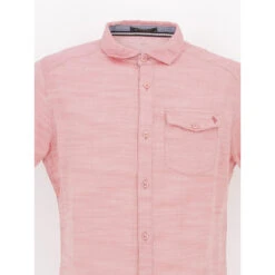 Chemise Manches Courtes Selkir Rose Homme - Sun Valley -Teddy Smith Magasin chemise manches courtes selkir rose homme sun valley 2