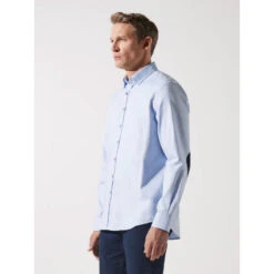 Chemise Manches Longues Janis Ciel Bleu Homme - Izac -Teddy Smith Magasin chemise manches longues janis ciel bleu homme izac 2