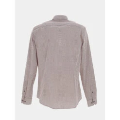 Teddy Smith Magasin -Teddy Smith Magasin chemise ml classic fleurs marine homme benson cherry 1