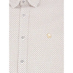 Chemise Ml Classic Motif Carré Blanc Homme - Benson & Cherry 9 Chemise Ml Classic Motif Carré Blanc Homme - Benson & Cherry -Teddy Smith Magasin chemise ml classic motif carre blanc homme benson cherry 3