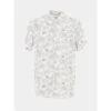 Chemise Palmiers Willson Blanc Kaki Homme - Deeluxe -Teddy Smith Magasin chemise palmiers willson blanc kaki homme deeluxe