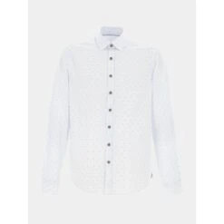 Chemise Rayée Imprimée Kaito Bleu Homme - Izac