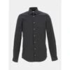 Chemise Slim Manches Longues Poplin Noir Homme - Calvin Klein -Teddy Smith Magasin chemise slim manches longues poplin noir homme calvin klein