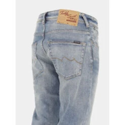 Jean Droit Regular Délavé Bleu Clair Homme - Teddy Smith -Teddy Smith Magasin jean droit regular delave bleu clair homme teddy smith 3