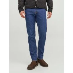 Jean Mike Original 386 Tapered Bleu Marine Homme - Jack & Jones