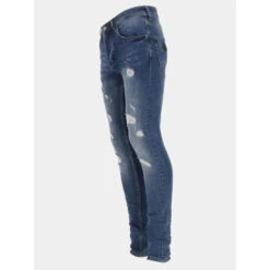 Jean Skinny Effet Usé Bleu Homme - Project X Paris -Teddy Smith Magasin jean skinny effet use bleu homme project x paris 2