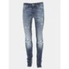 Jean Skinny Liam Denim Stretch Bleu Homme - Jack & Jones -Teddy Smith Magasin jean skinny liam denim stretch bleu homme jack jones