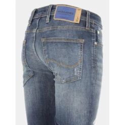 Jean Skinny Liam Denim Stretch Bleu Homme - Jack & Jones -Teddy Smith Magasin jean skinny liam denim stretch bleu homme jack jones 3