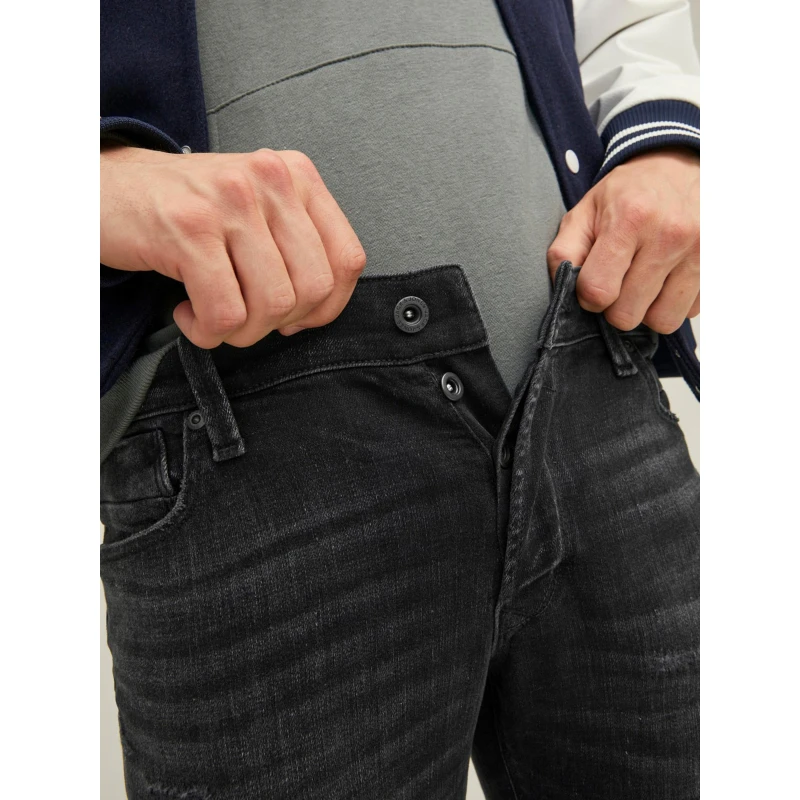 Jean Slim Glenn Blair 802 Denim Noir Homme - Jack & Jones 6 Jean Slim Glenn Blair 802 Denim Noir Homme - Jack & Jones – Image 4