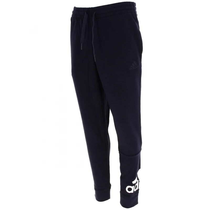 Jogging Big Logo Bas De Jambe Bleu Marine Homme - Adidas 3 Jogging Big Logo Bas De Jambe Bleu Marine Homme - Adidas