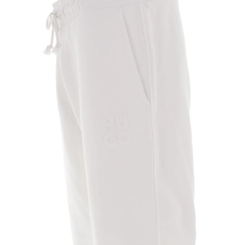 Jogging Dchard Logo Embossé Blanc Homme - Hugo 6 Jogging Dchard Logo Embossé Blanc Homme - Hugo – Image 4