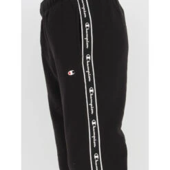 Jogging Rib Cuff Bande Logo Noir Homme - Champion -Teddy Smith Magasin jogging rib cuff bande logo noir homme champion 3