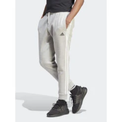Jogging Slim 3 Bandes Gris Homme - Adidas