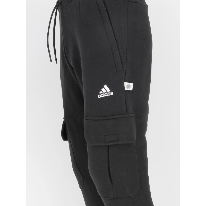 Jogging Slim Cargo Noir Homme - Adidas 6 Jogging Slim Cargo Noir Homme - Adidas – Image 4