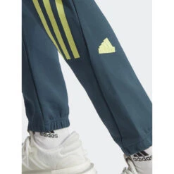 Jogging Slim Style Long Bleu Pétrole Homme - Adidas -Teddy Smith Magasin jogging slim style long bleu petrole homme adidas 3