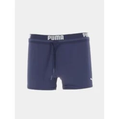 Maillot De Bain Boxer Logo Bleu Marine Homme - Puma