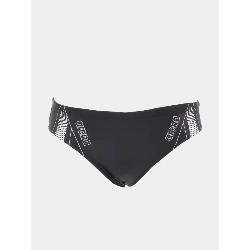 Maillot De Bain Briefs Graphic Noir Homme - Arena 3 Maillot De Bain Briefs Graphic Noir Homme - Arena