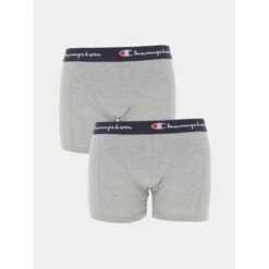 Pack 2 Boxers Authentic Gris Homme - Champion