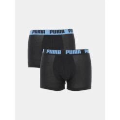Pack 2 Boxers Basic Bleu Noir Homme - Puma