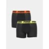 Pack 2 Boxers Basic Color Noir Homme - Puma -Teddy Smith Magasin pack 2 boxers basic color noir homme puma