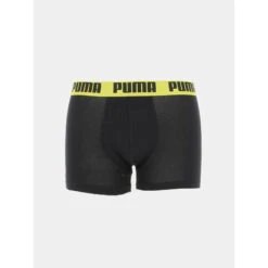 Pack 2 Boxers Basic Color Noir Homme - Puma -Teddy Smith Magasin pack 2 boxers basic color noir homme puma 2