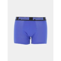 Pack 2 Boxers Basic Stretch Noir Bleu Homme - Puma -Teddy Smith Magasin pack 2 boxers basic stretch noir bleu homme puma 3