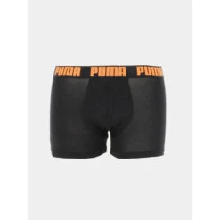 Pack 2 Boxers Basic Stretch Noir Gris Homme - Puma -Teddy Smith Magasin pack 2 boxers basic stretch noir gris homme puma 3