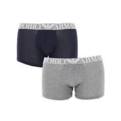Armani Exchange Pack 2 Boxers Grigio Gris Homme - Emporio Armani